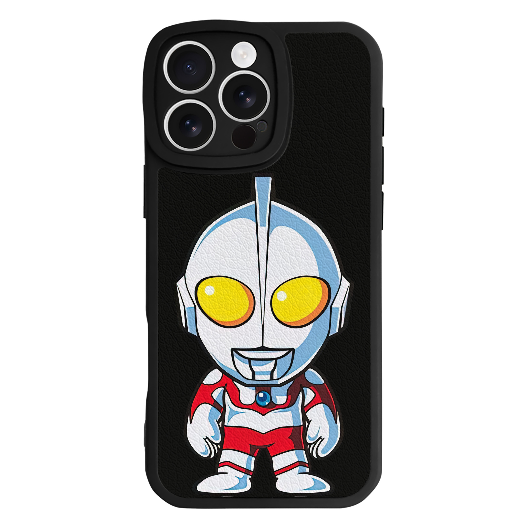 （画像用） ウルトラマン Ultraman 【iPhone 16シリーズ対応】シリコンスマホケース（レザー調） 材質：シリコン